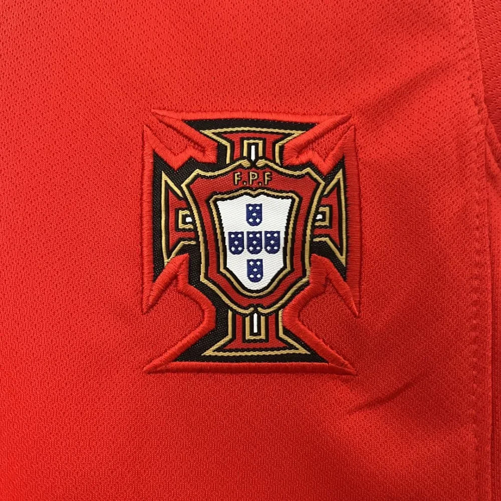 Portugal Home Football Uniform Kids Kit Jersey+Shorts EURO 2024 - Image 4