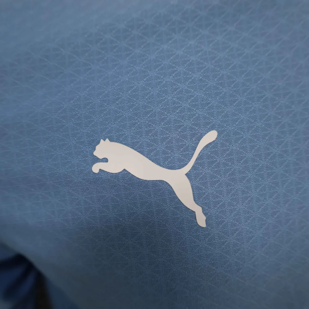 Manchester City Authentic Home Long Sleeve Football Jersey Shirt 2024/25 - Image 3