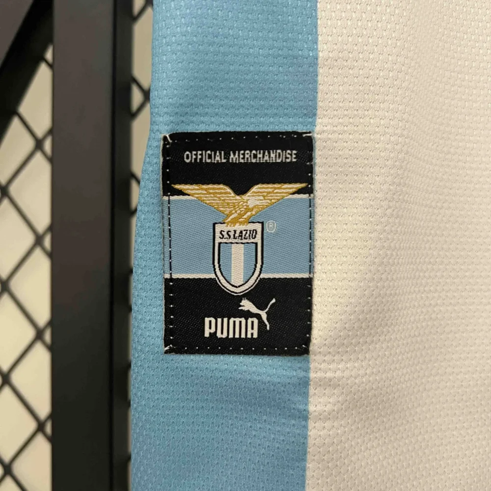 Lazio Retro Soccer Jersey Home Custom Shirt 1999-00 - Image 6