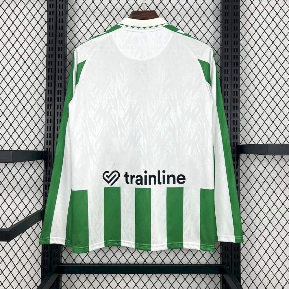 Real Betis Home Long Sleeve Soccer Jersey 2024/25 - Image 2