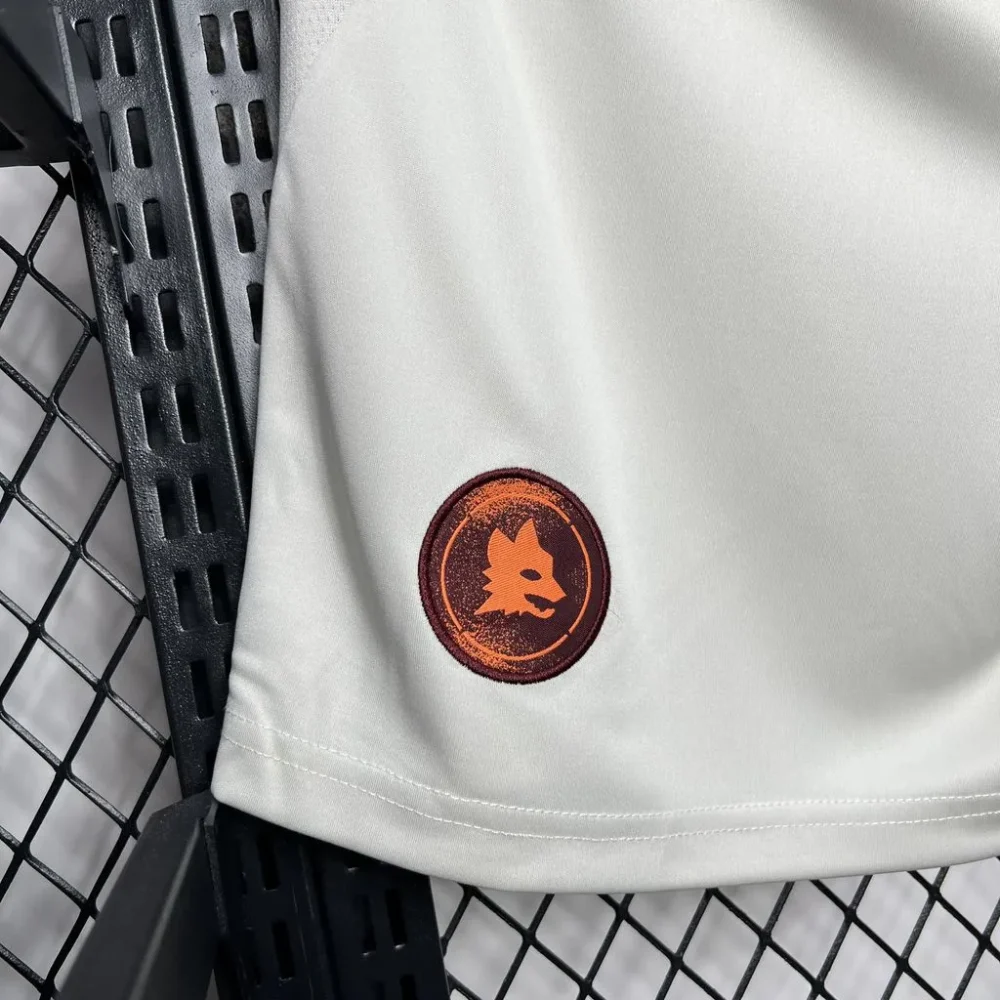 Roma Soccer Jersey Away Custom Shorts 2024/25 - Image 3