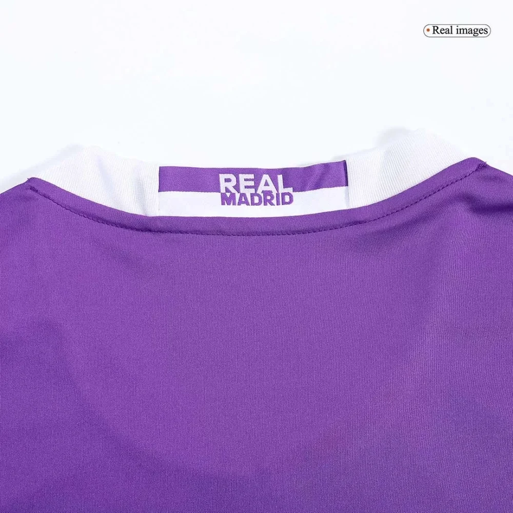 Real Madrid Retro Jersey Away Soccer Shirt Long Sleeve 2016/17 - Image 6