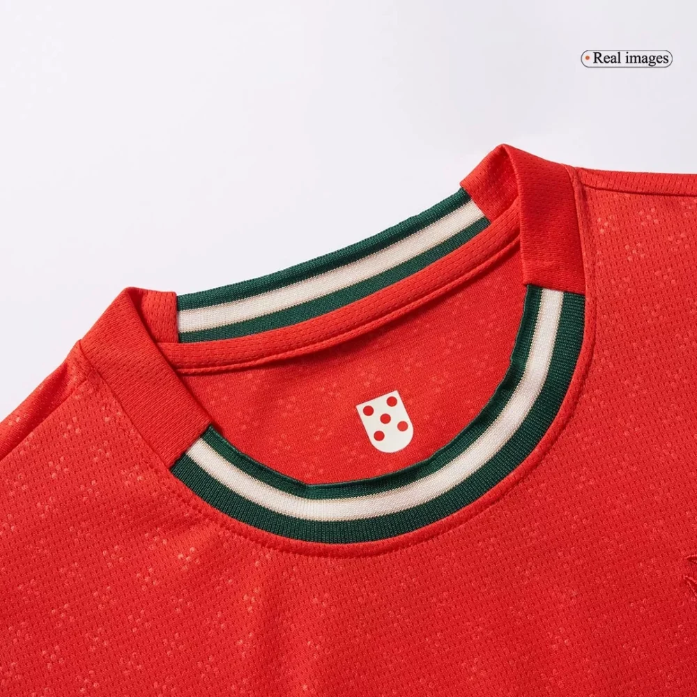 Portugal Home Football Uniform Kids Kit Jersey+Shorts 2025 - Image 9