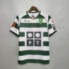 Sporting CP Retro Soccer Jersey Home Custom Shirt 2001/03