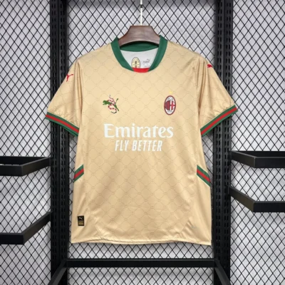 AC Milan Soccer Jersey Gucci Co-branded Custom Shirt 2024/25