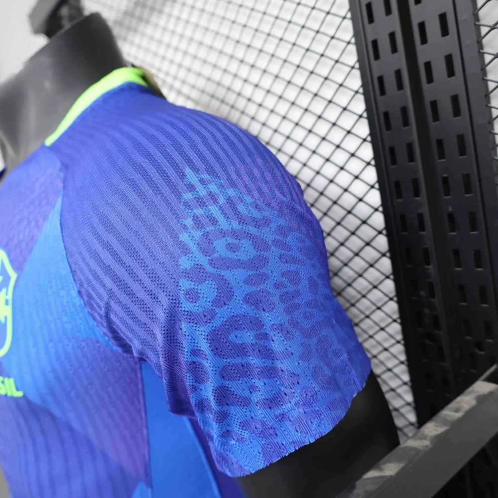 Brazil Authentic Soccer Jersey Away Shirt 2025 - Image 6