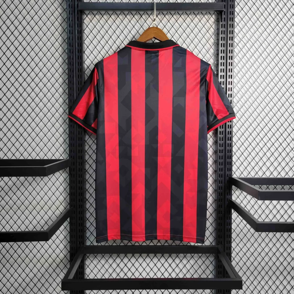 AC Milan Retro Soccer Jersey Home Custom Shirt 1993/94 - Image 2