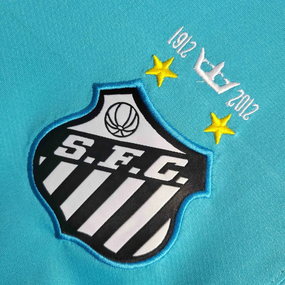 Santos FC Retro Soccer Jersey Third Away Custom Shirt 2012 - Image 6