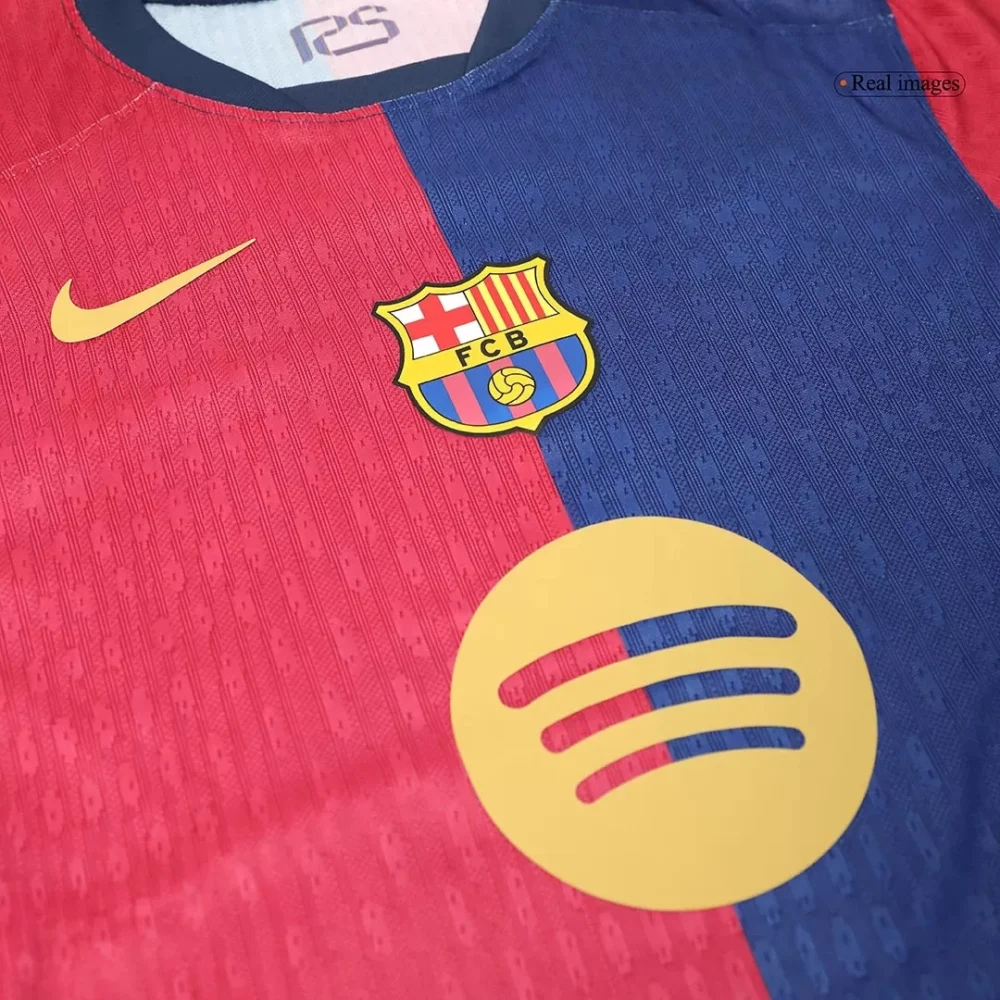 Authentic Soccer Jersey Barcelona Home Shirt 2024/25-Spotify Logo Without Text - Image 3