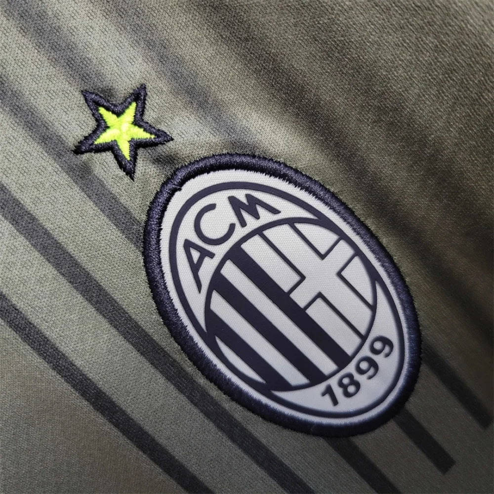 AC Milan Retro Soccer Jersey Third Away Custom Shirt 2022/23 - Image 6