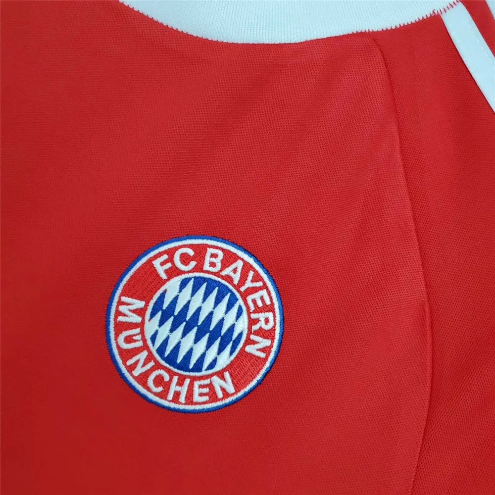 Bayern Munich Retro Jersey Home Soccer Shirt 1989-1991 - Image 6