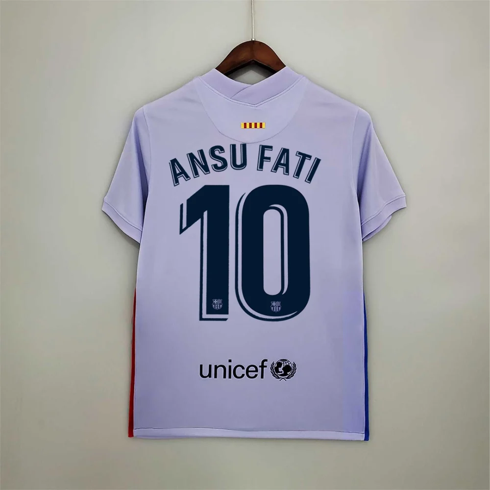 Barcelona Retro Jersey Away Soccer Shirt 2021/22 - Image 13