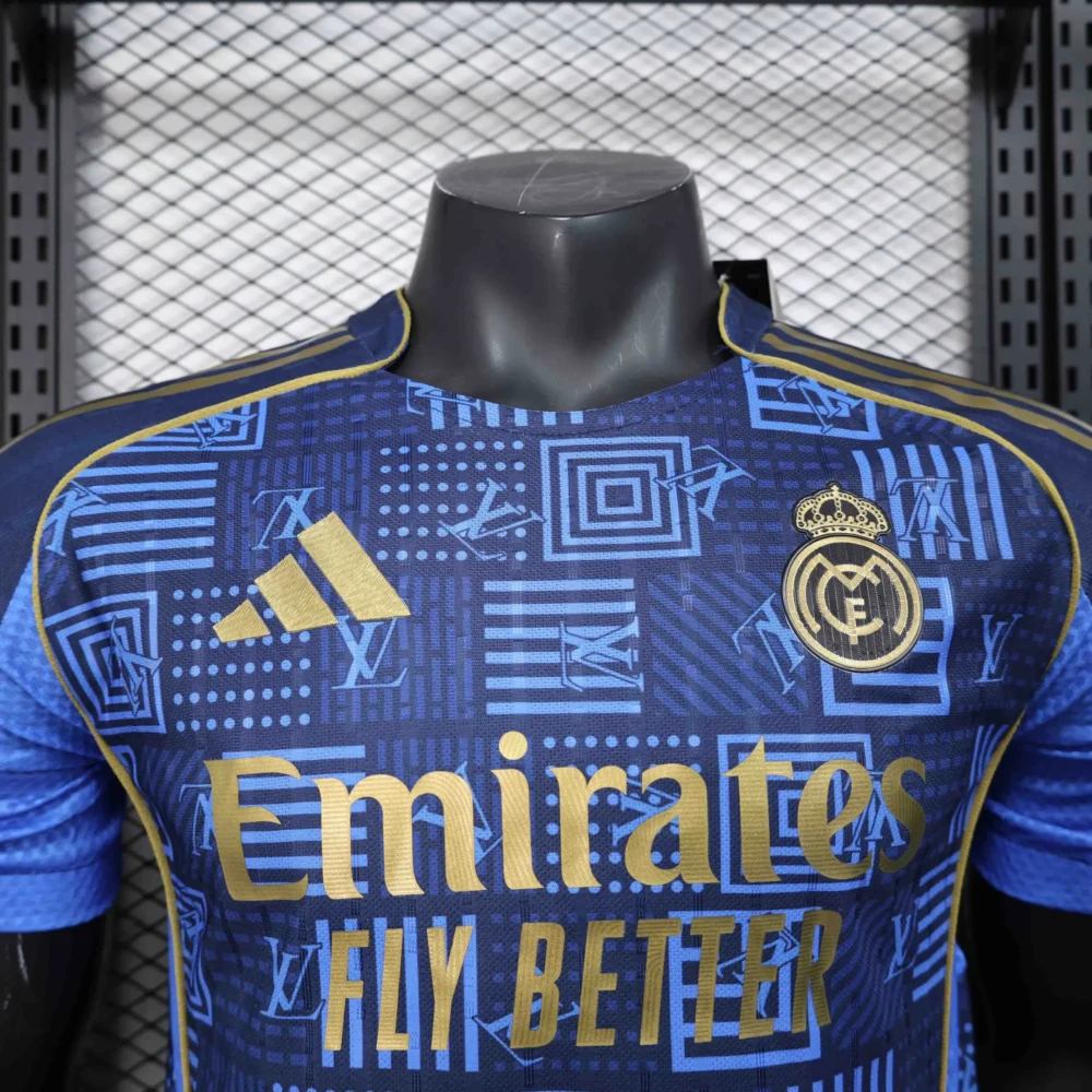 Real Madrid Authentic Soccer Jersey LV Joint Special Edition Shirt 2025/26 - Image 3