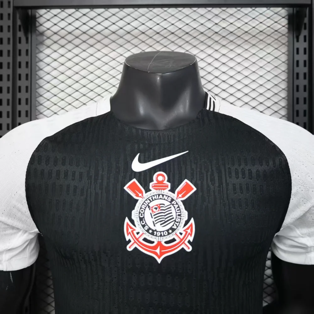 Corinthians Authentic Soccer Jersey Away Shirt 2025 - Image 3