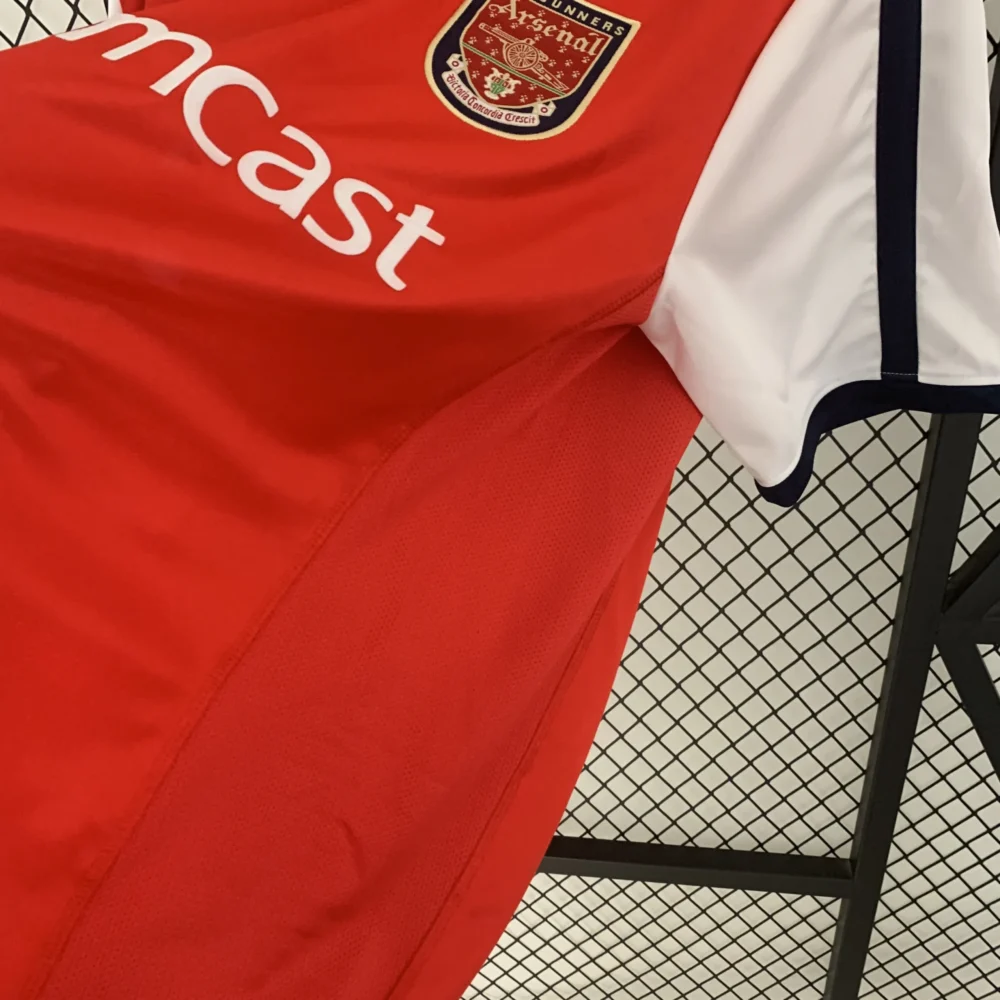 Arsenal Soccer Retro Jersey Home Custom Shirt 2000-02 - Image 4
