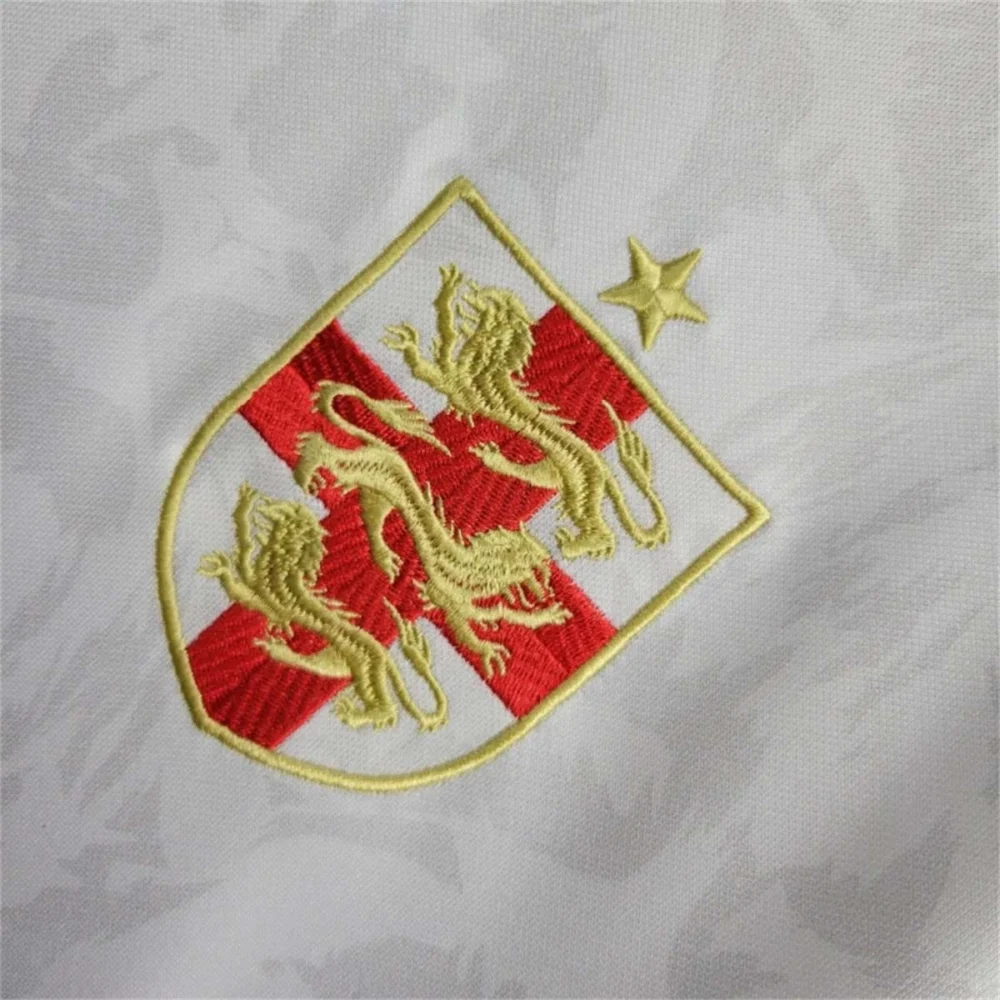 England Soccer Jersey White Comma Special Edition Kit Custom Shirt EURO 2024 - Image 4
