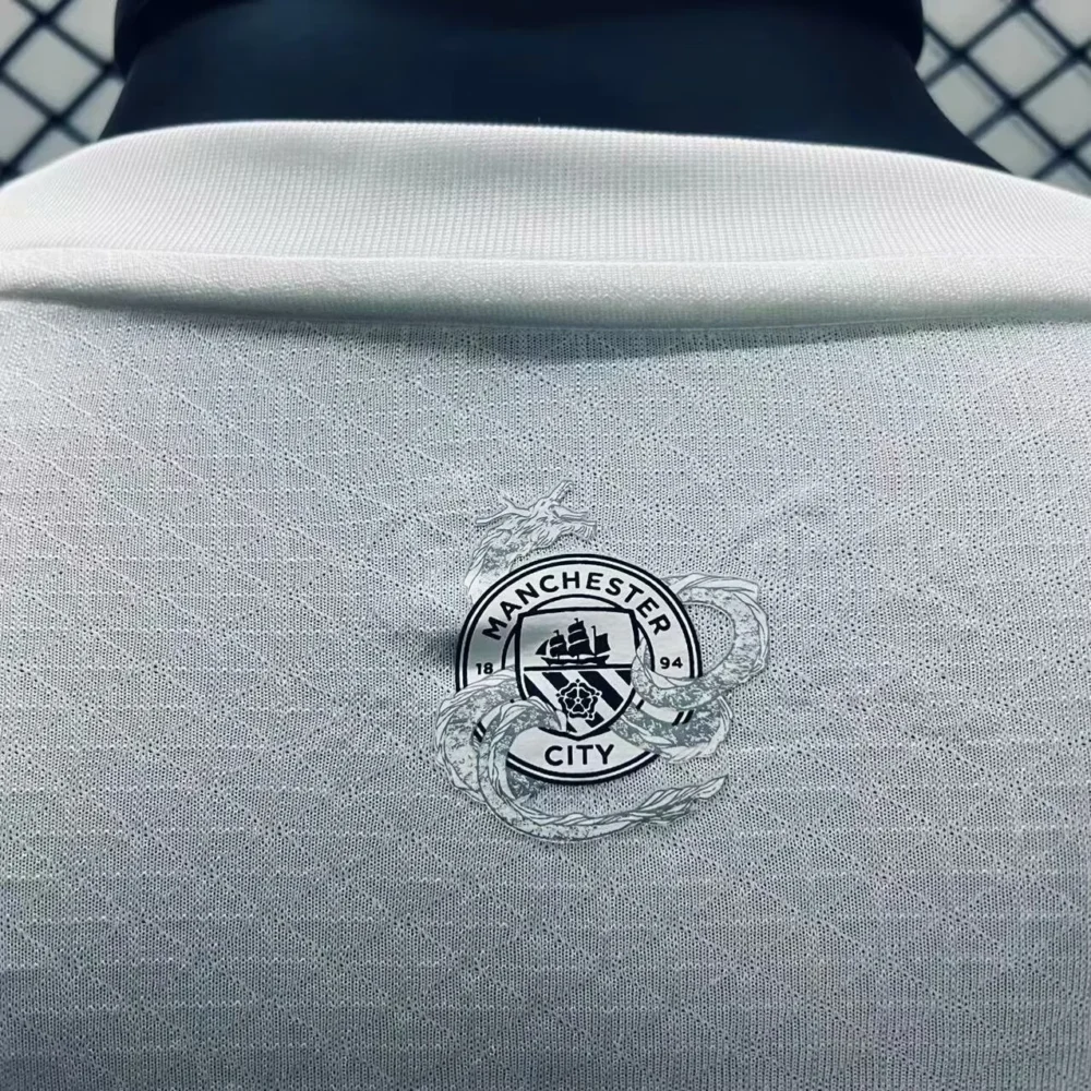 Manchester City Authentic Dragon Special Edition Long Sleeve Football Jersey Shirt 2024/25 - Image 6