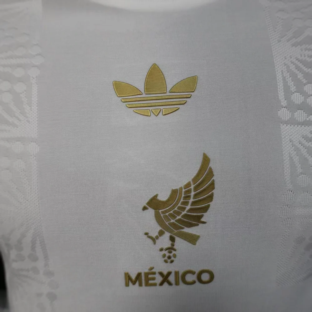 Mexico Authentic White Special Long Sleeve Soccer Jersey 2025 - Image 3