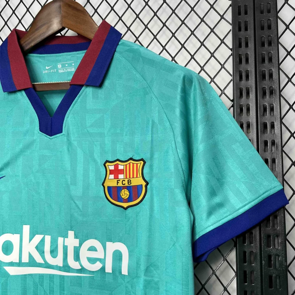 Barcelona Retro Jersey Third Away Soccer Shirt 2019/20 - Image 4