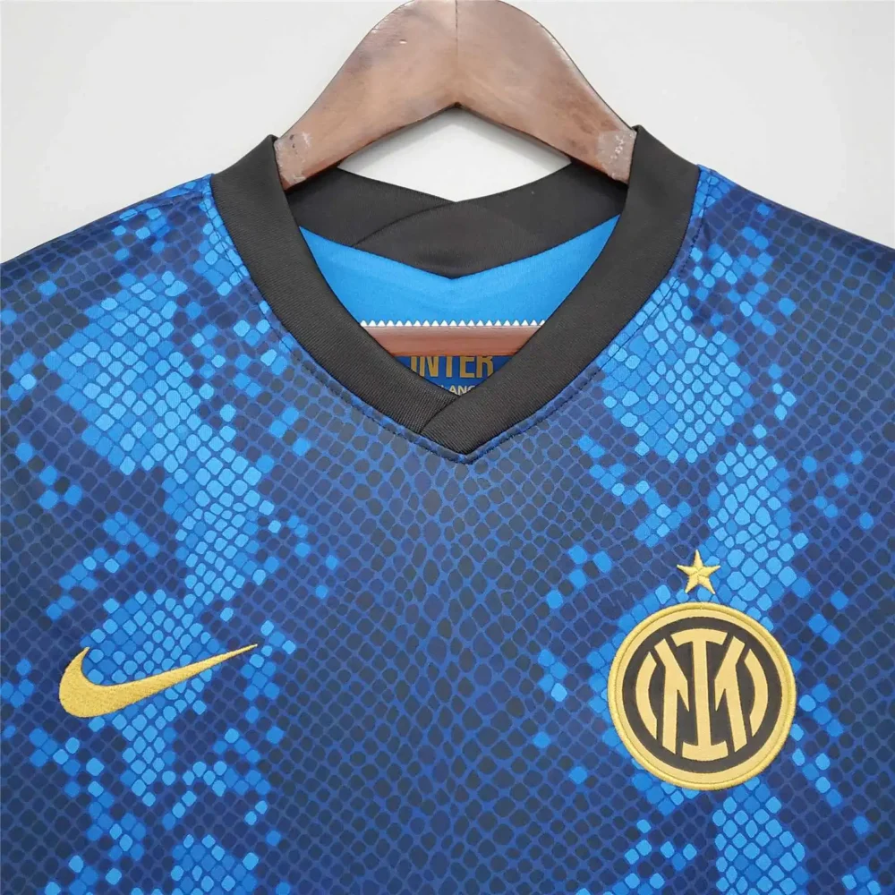 Inter Milan Retro Soccer Jersey Home Custom Shirt 2021/22 - Image 4