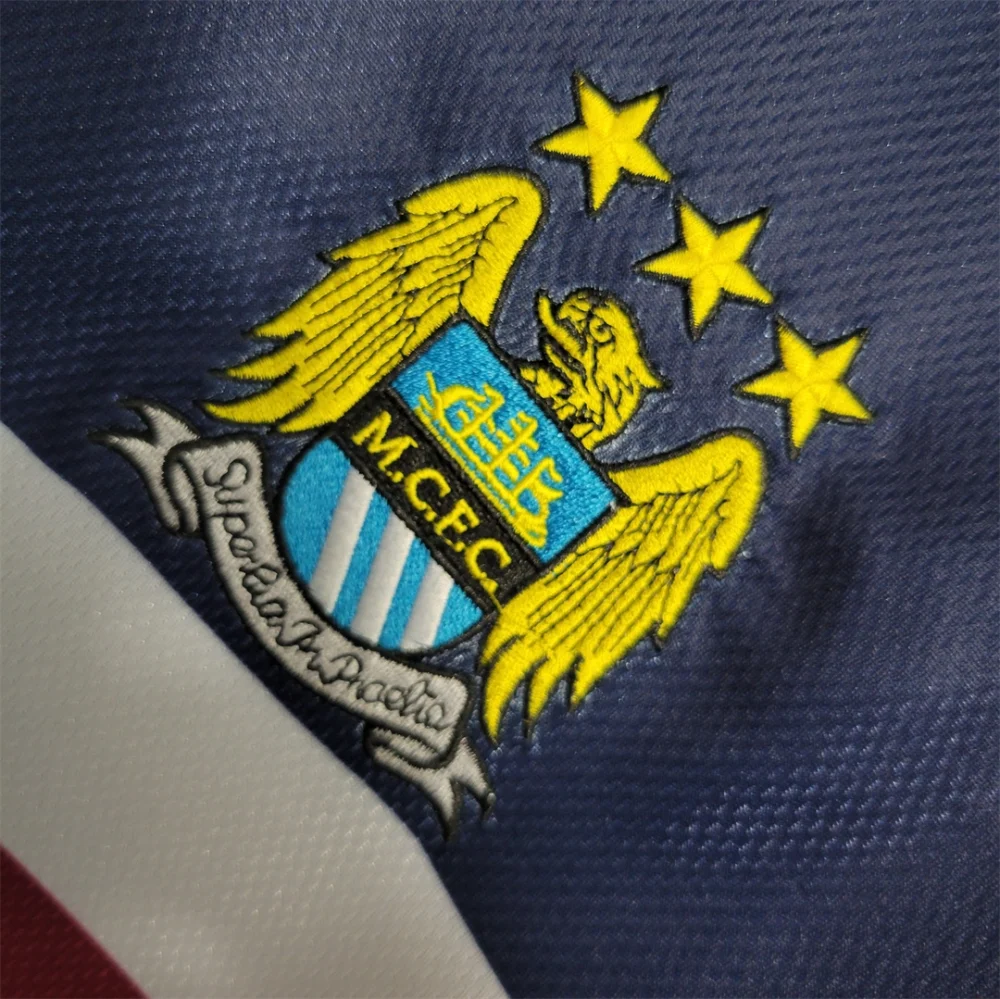 Manchester City Retro Away Football Jersey Shirt 1997/98 - Image 7