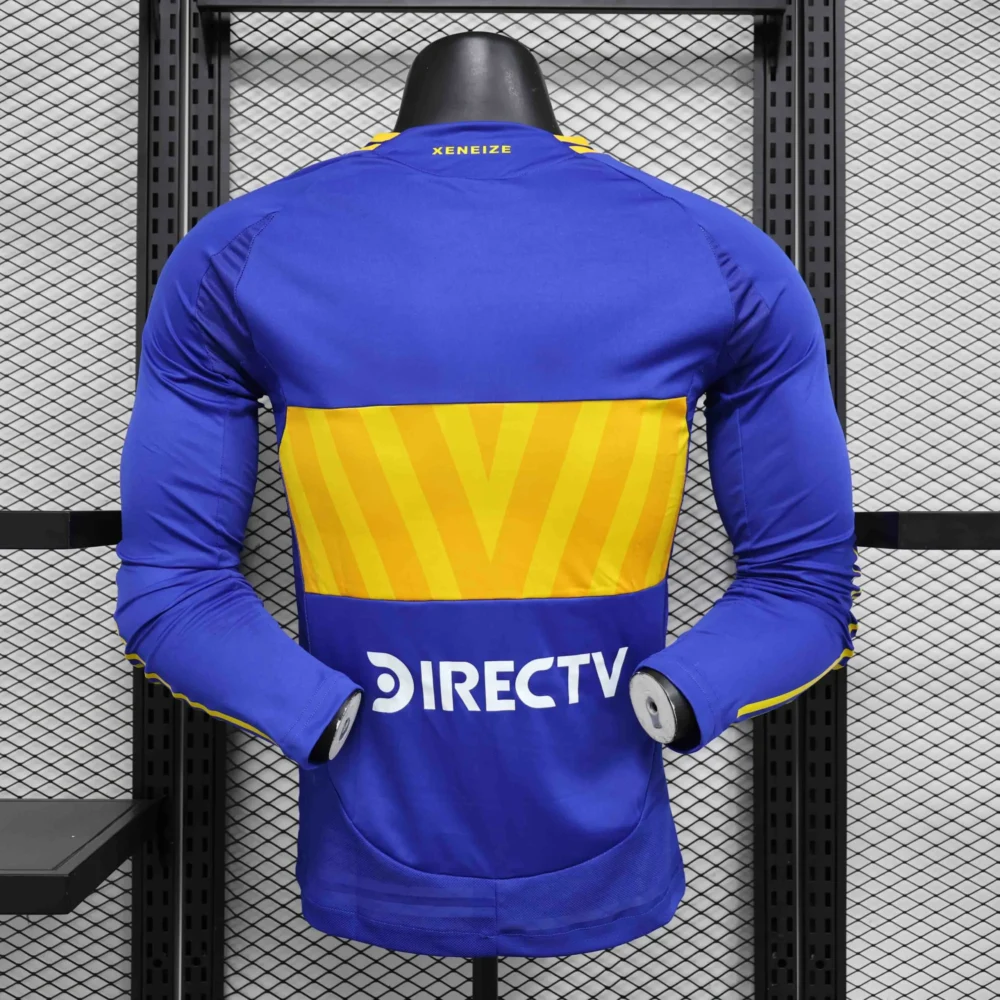 Boca Juniors Authentic Soccer Jersey Home Long Sleeve Shirt 2024/25 - Image 2