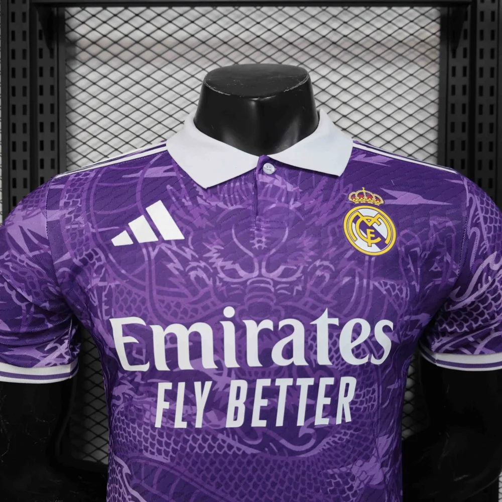Real Madrid Authentic Soccer Jersey Dragon Special Edition Shirt 2025/26 - Image 3