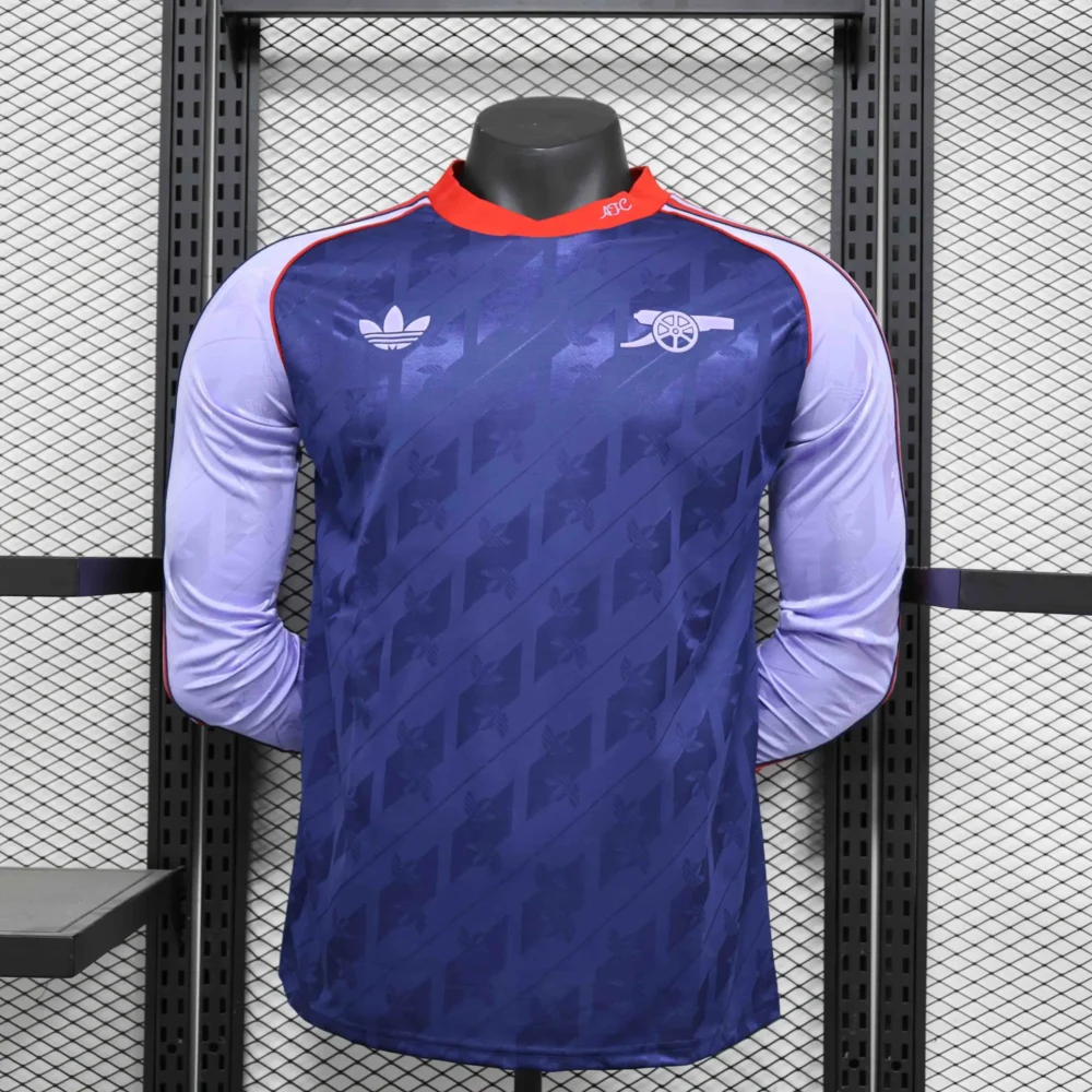 Arsenal Soccer Jersey Retro Style Special Edition Authentic Long Sleeve Shirt 2024/25