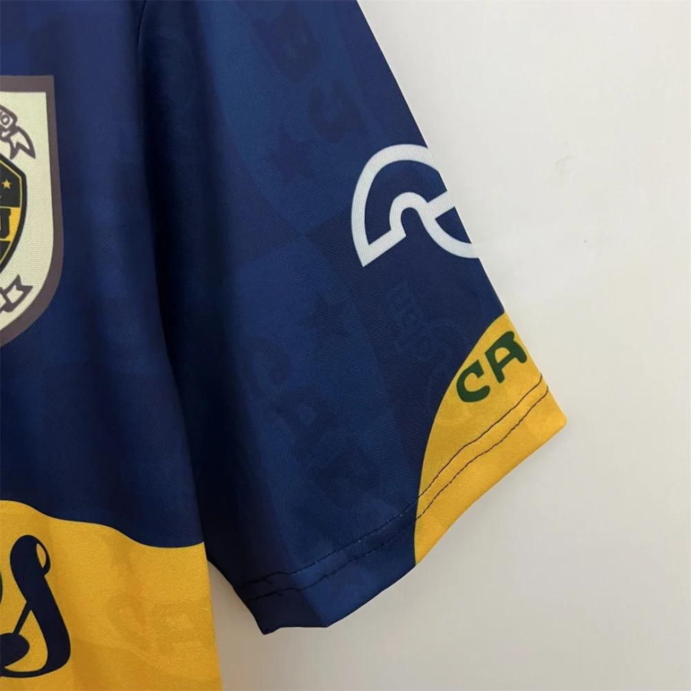 Boca Juniors Retro Soccer Jersey Home Custom Shirt 1995/96 - Image 4