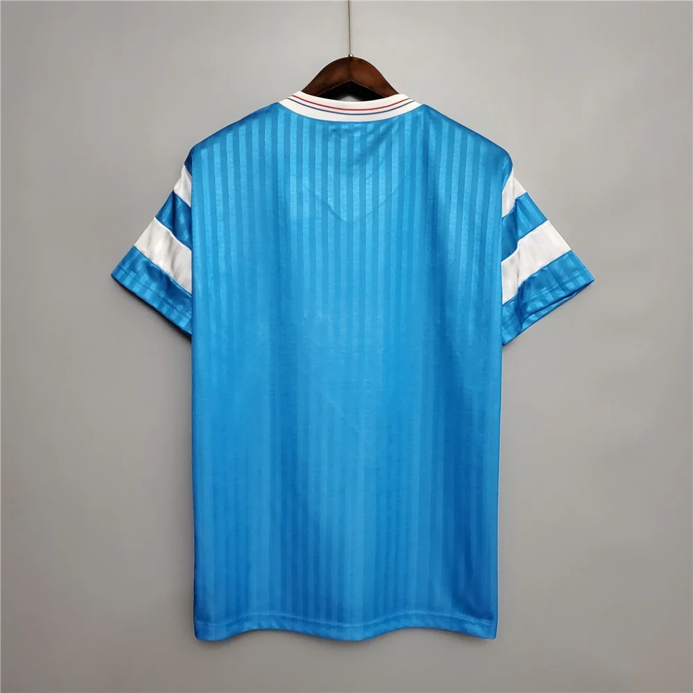 Marseille Retro Soccer Jersey Away Custom Shirt 1989-91 - Image 2
