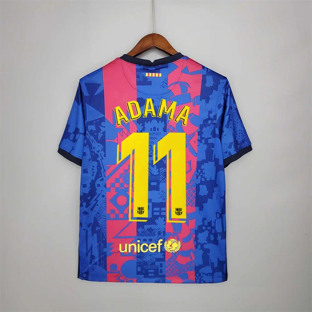 Barcelona Retro Jersey Third Away Soccer Shirt 2021/22 - Image 12