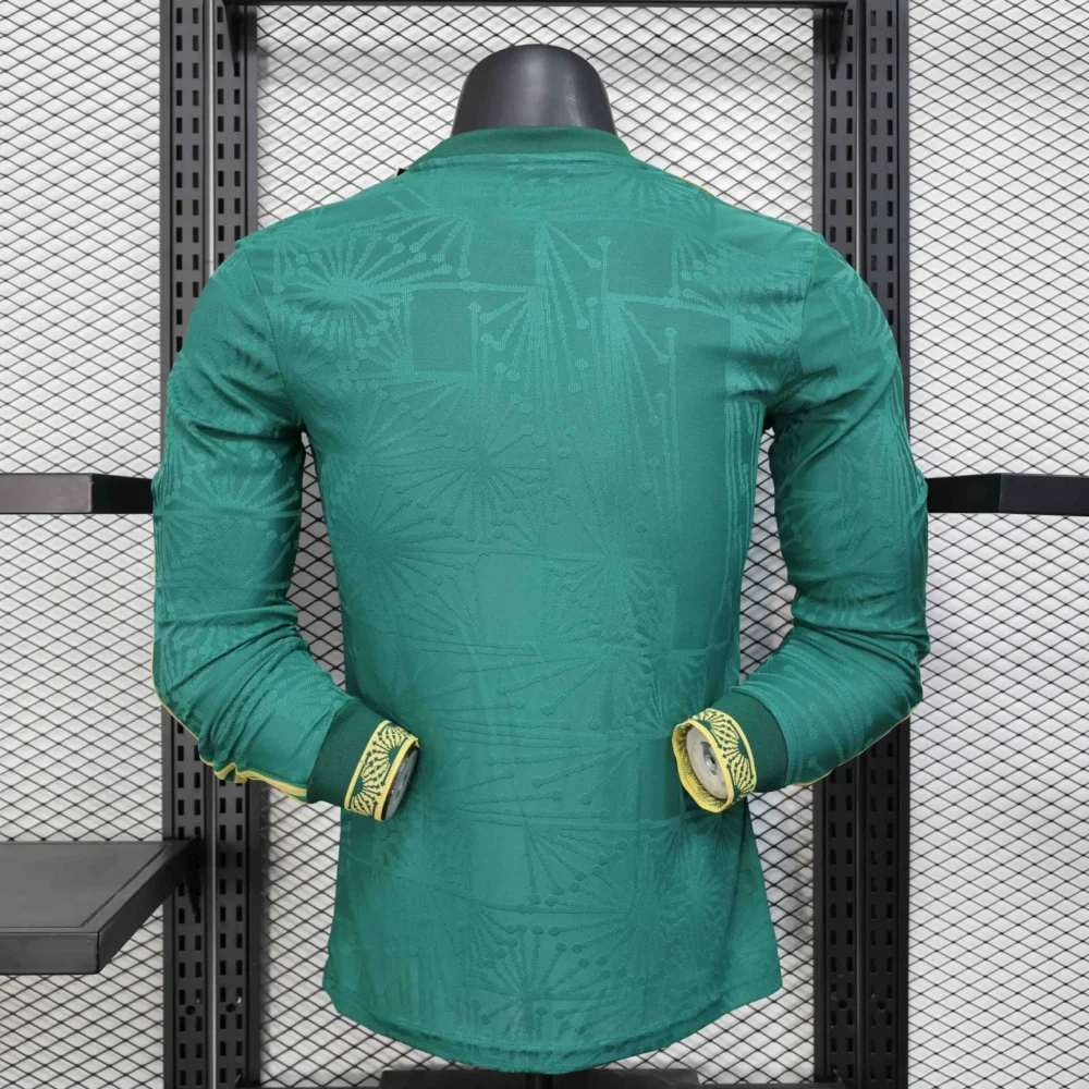 Mexico Authentic Green Special Long Sleeve Soccer Jersey 2025 - Image 2