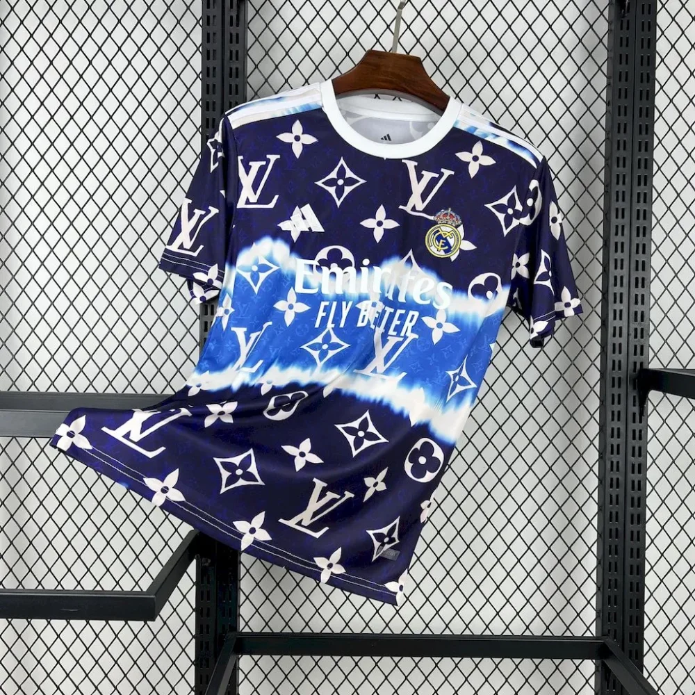 Real Madrid Soccer Jersey LV Joint Special Edition Custom Shirt 2025/26