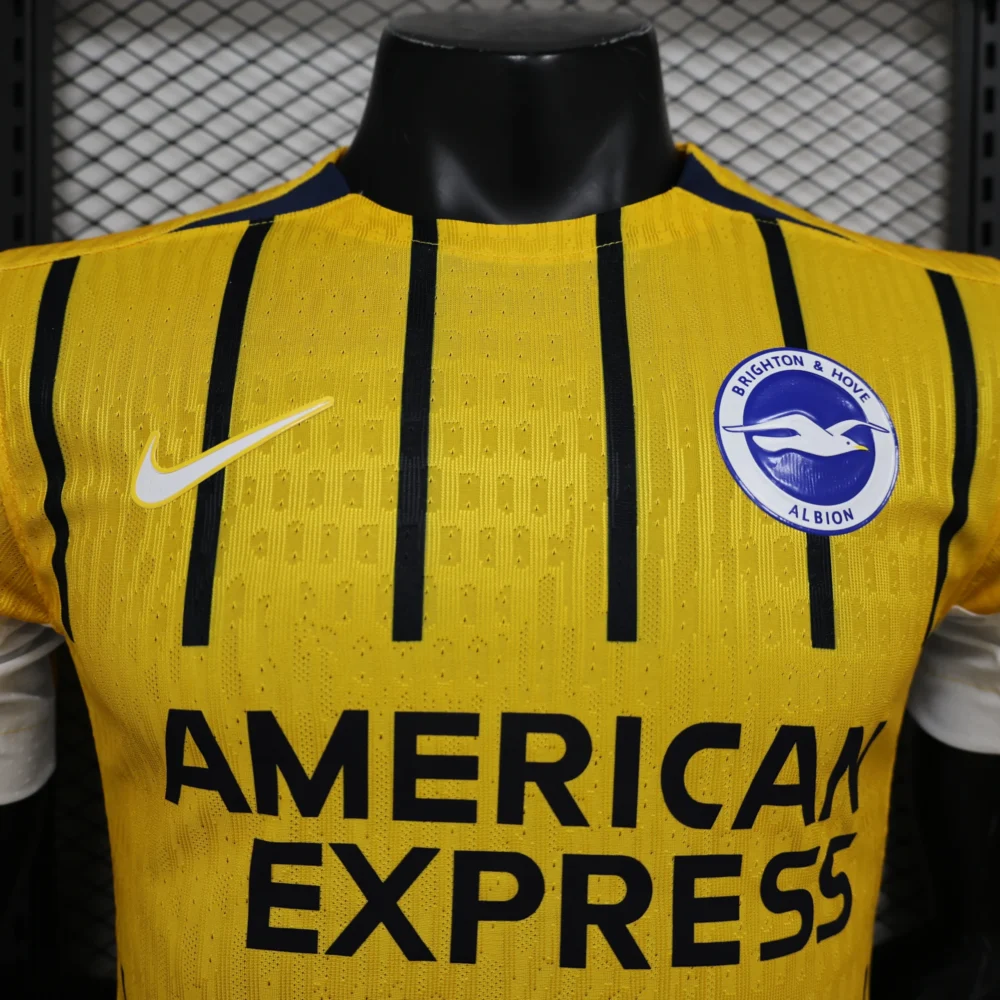 Brighton & Hove Albion Authentic Football Jersey Away Shirt 2024/25 - Image 3