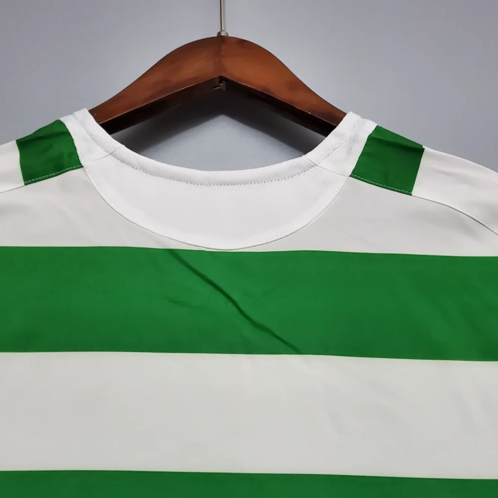 Celtic Retro Soccer Jersey Home Custom Shirt 2005/06 - Image 6
