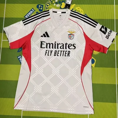 Benfica Soccer Jersey Away Custom Shirt 2025/26