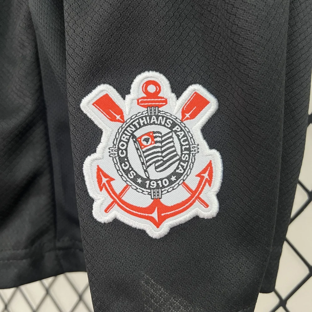 Corinthians Soccer Jersey Home Kids Kit Jersey+Shorts 2024 - Image 9