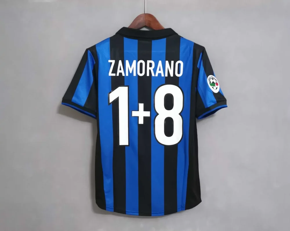 Inter Milan Jersey Custom Home Soccer Jersey 1998/99 - Image 9