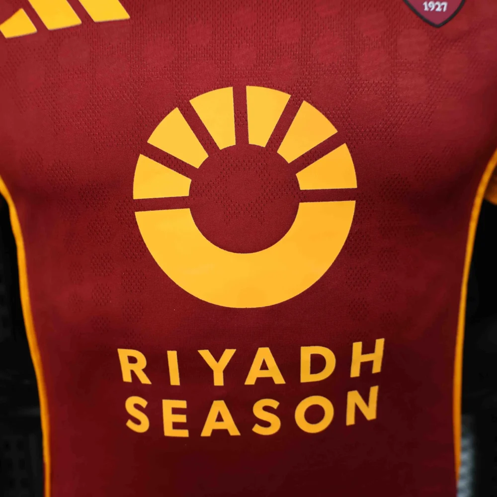 Roma Authentic Soccer Jersey Home Shirt 2025/26 - Image 6