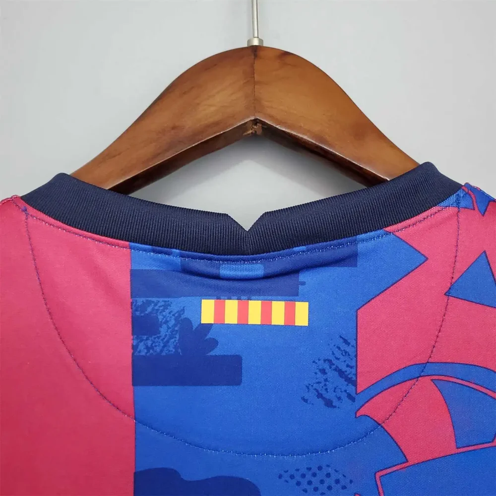Barcelona Retro Jersey Third Away Soccer Shirt 2021/22 - Image 8