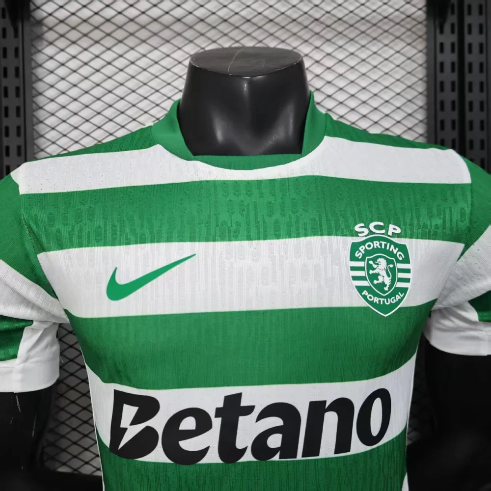 Sporting CP Authentic Soccer Jersey Home Shirt 2025/26 - Image 3