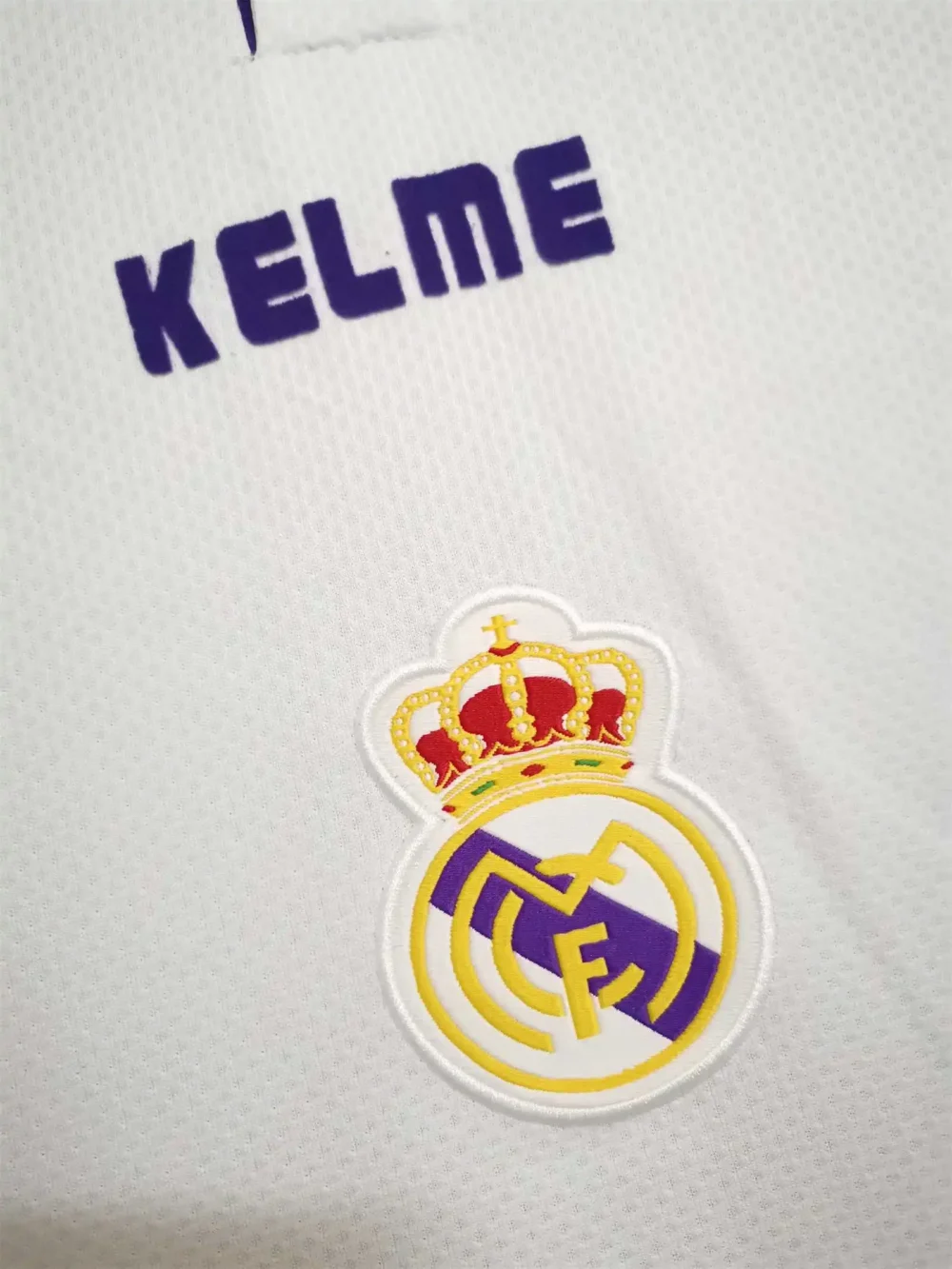 Real Madrid Retro Jersey Home Custom Soccer Shirt 1997-98 - Image 2