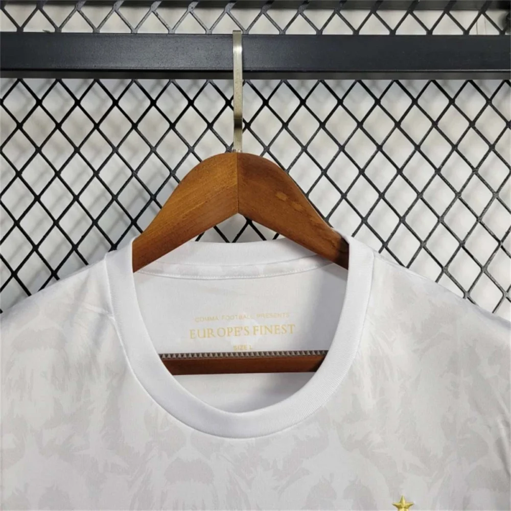England Soccer Jersey White Comma Special Edition Kit Custom Shirt EURO 2024 - Image 3