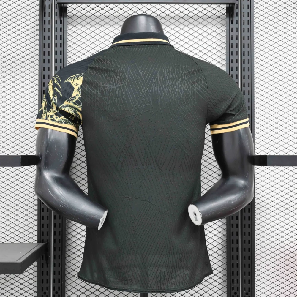 Real Madrid Authentic Soccer Jersey Golden Dragon Special Edition Shirt 2024/25 - Image 2