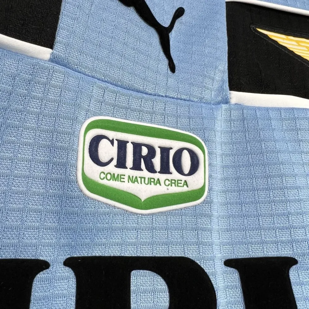 Lazio Retro Soccer Jersey Home Custom Shirt 1998-99 - Image 5