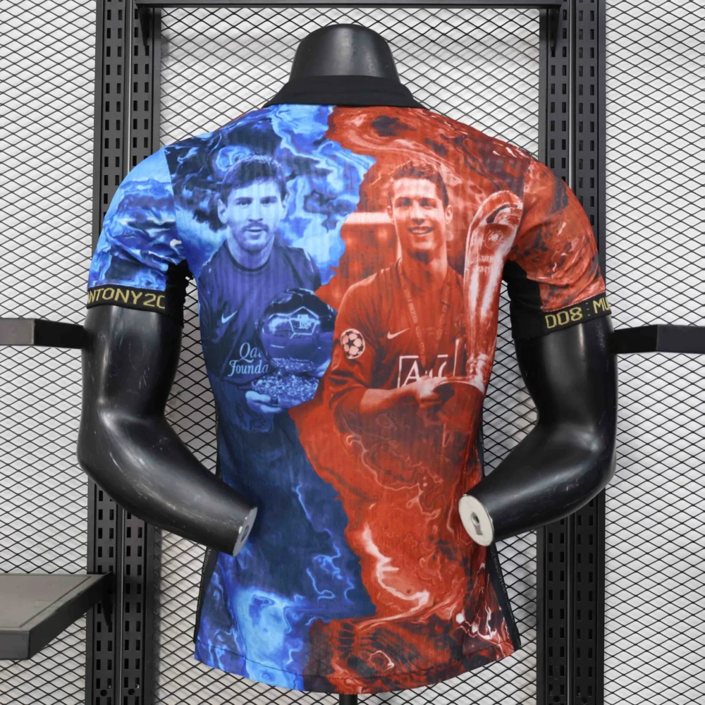 Manchester United Authentic Ronaldo x Messi Special Edition Football Jersey Shirt 2025/26 - Image 2