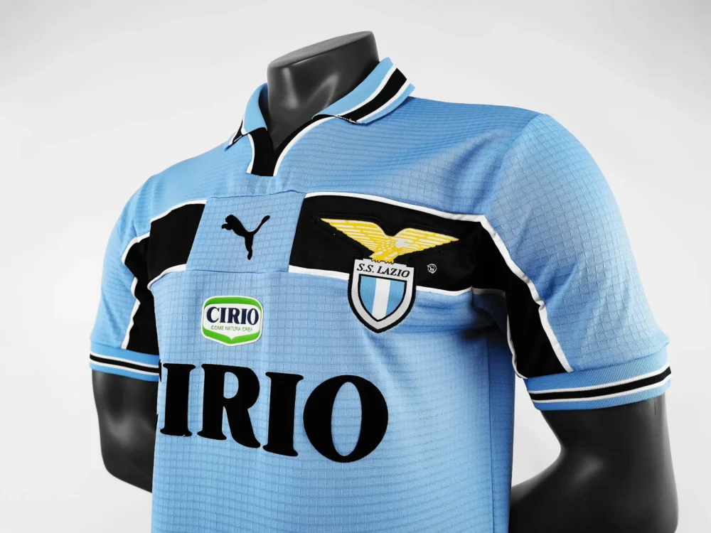 Lazio Retro Soccer Jersey Home Custom Shirt 1998/99 - Image 10