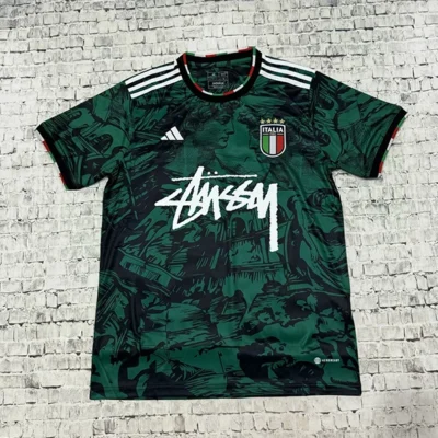 Italy Soccer Jersey Green Special Edition Custom Shirt 2024