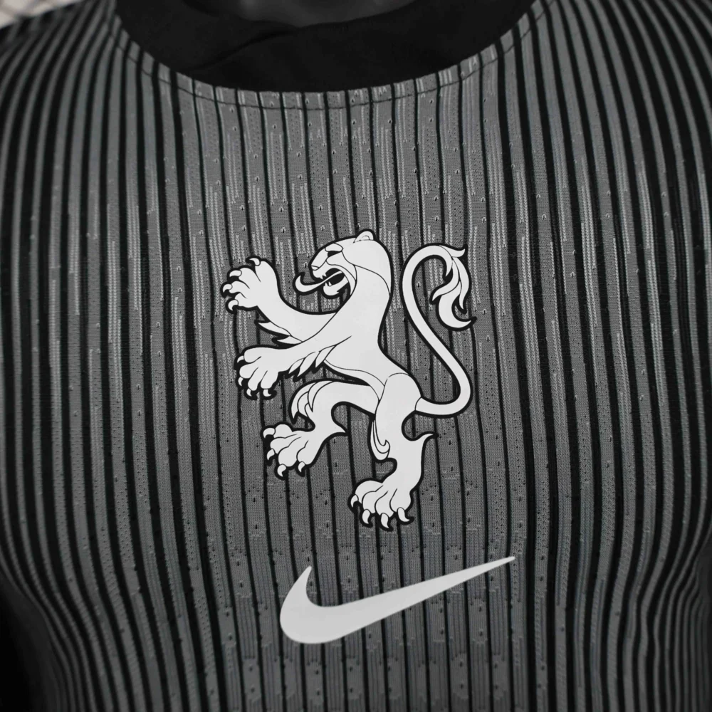 Netherlands Authentic Black Special Soccer Jersey 2025 - Image 3