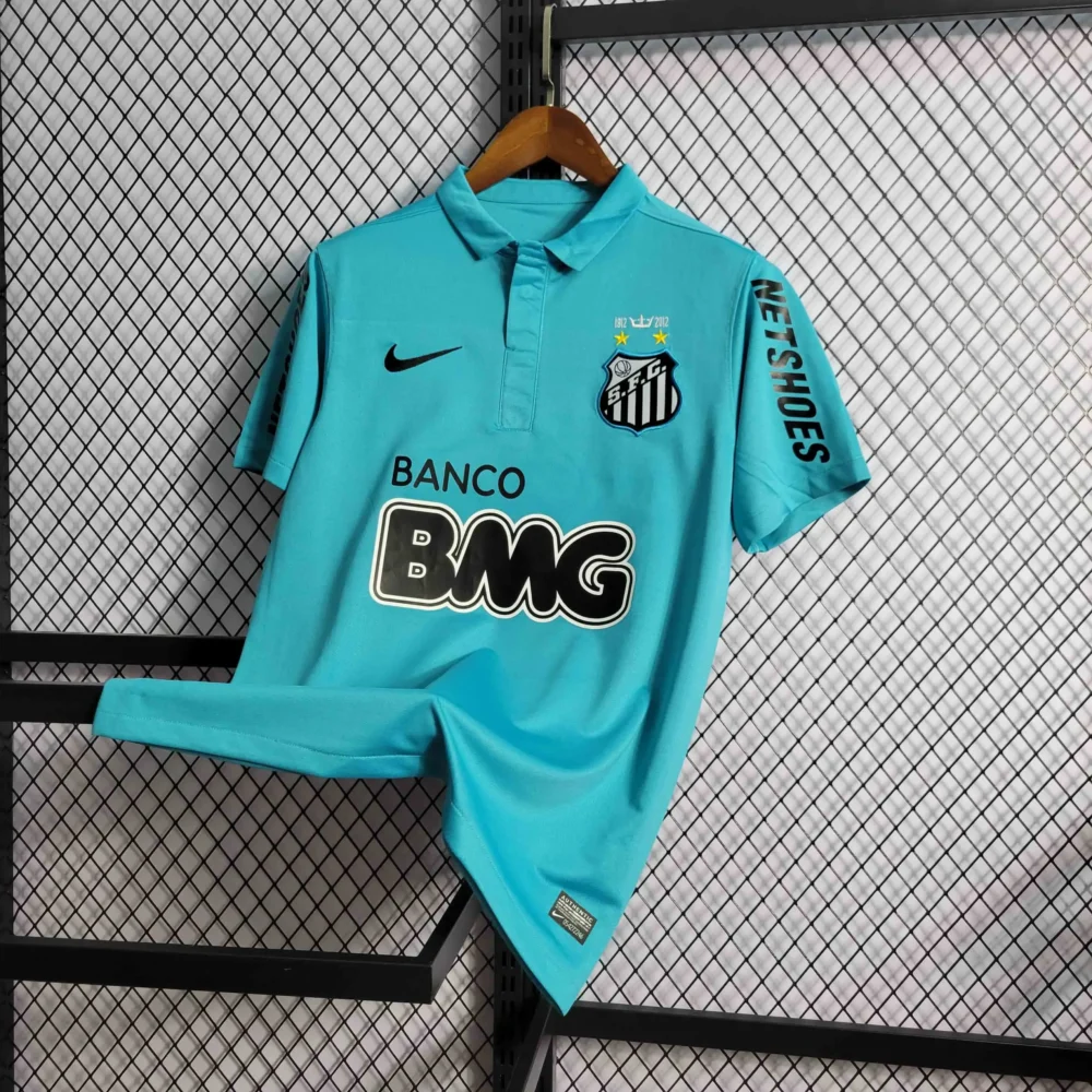 Santos FC Retro Soccer Jersey Third Away Custom Shirt 2012 - Image 3
